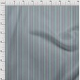 thumbnail image 2 of oneOone Tissu Jersey Viscose Multicolore Rayé Imprimé au Mètre 60 Pouces de Large, 2 of 4
