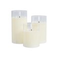 thumbnail image 1 of BOUGIE BLANCHE SANS FLAMME HOMETRENDS, paquet de 3, 1 of 5