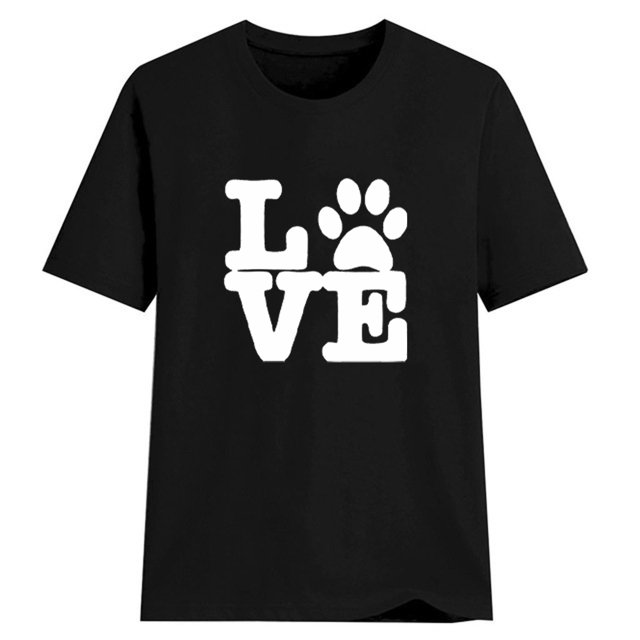 Pisexur T-Shirts de la Saint-Valentin pour Femmes Grande Taille T-Shirts Graphiques Imprimé Cœur Manches Courtes Col Rond T-Shirts Haut d'Été