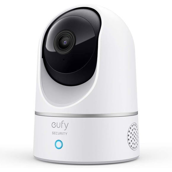 eufy Security 2K Homey Security Indoor Cam Pan & Tilt, Human and Pet AI, Motion Tracking, Night Vision, MicroSD Card Required (Renewed), White