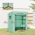 thumbnail image 3 of Outsunny Serre à Entrée Piétonne avec Housse PE Renforcée pour Plantes de Tomates, 3 of 10