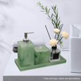 thumbnail image 2 of tredstone Vanity Tray Desktop Organizer Tealight Plate for Countertop Hotel Decor Jade Green, 2 of 8