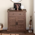 thumbnail image 1 of BeesClover Buffet Moderne avec Tablette Réglable à 3 Niveaux avec 7 Vitesses, Armoire de Rangement de Cuisine avec Grand Tiroir pour Salle à Manger, Salle de Bain, Entrée, 1 of 8