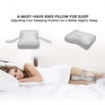 thumbnail image 4 of Pillow 2 Leg Pillow With Memory Foam And Straps To Fix The Knee Pillow For Enhanced Comfort And Support In Bedroom, 4 of 7