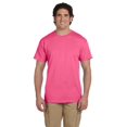 thumbnail image 1 of Gildan Men's Ultra Cotton Tee, Safety Pink, X-Large, 1 of 1