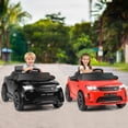 thumbnail image 4 of Costway Land Rover pour Enfants, Voiture à Chevaucher avec Télécommande, Lumières DEL, Musique, Klaxon, Noir, 4 of 10
