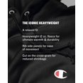 thumbnail image 2 of Champion Chandail à Capuchon en Molleton Reverse Weave pour Homme, P, Noir, 2 of 2