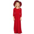 thumbnail image 1 of Robe Longue Décontractée à Fleurs pour Filles à Manches Longues avec Poches, Robes de Vacances, Robe Longue à Manches Longues pour Filles Longueur au Sol, 1 of 5