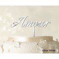 thumbnail image 1 of Personalized Name Cake Topper Custom Cake Topper Color Option Available 5-7 Inches Wide, 1 of 1