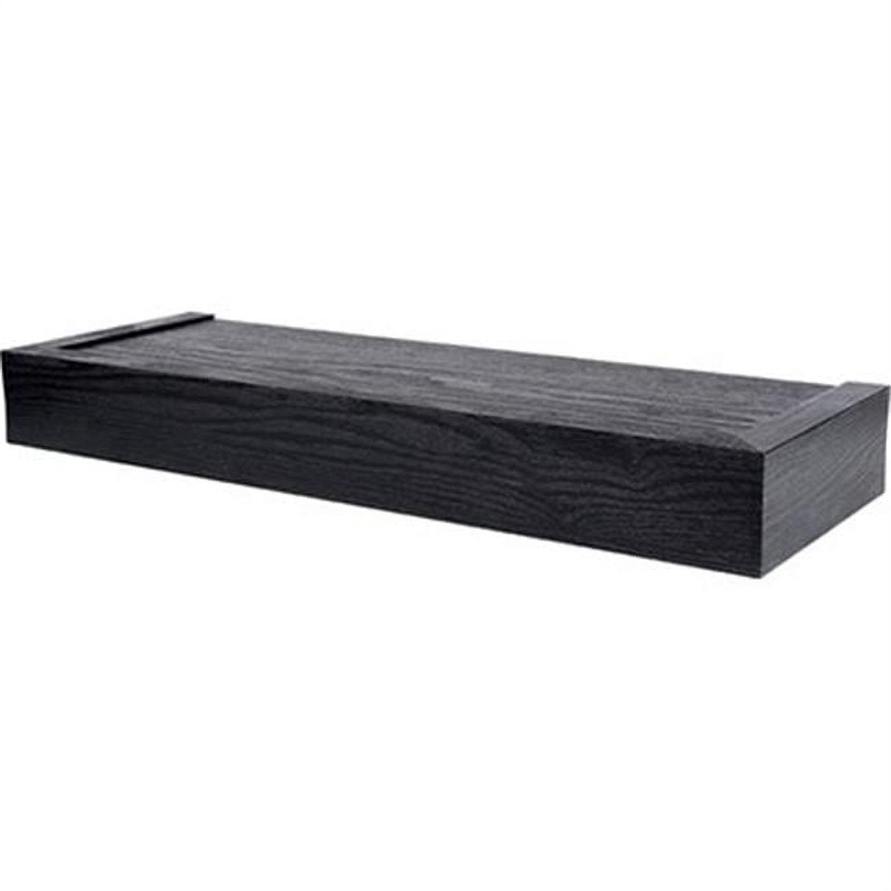 Hillman Fasteners 229999 18 in. High & Mighty Modern Floating Shelf, Black