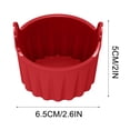 thumbnail image 3 of Vaidha Fryer Poacher Food Grade Poached Cups Easy Release Round Ramekins For Fryer Muffin Tray Non-stick Heat- Baking Cup, 3 of 3