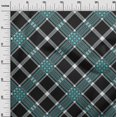 thumbnail image 2 of oneOone Cotton Poplin Fabric Tartan Check Printed Craft Fabric BTY 56 Inch Wide, 2 of 4