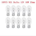 thumbnail image 4 of Ruibeauty 10Pcs 921 High Level Brake Light Bulb 955 Capless Wedge Car Bulbs 12v 16w 35mm, 4 of 4