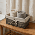 thumbnail image 5 of Hometrends Maize Rope Woven Basket with Liner, 5 of 5