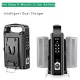 thumbnail image 2 of BP-2CH 2-Channel Dual Camcorder Battery Charger for V-Mount Battery For Any V-Mount Brick (Battery ) 1 Set EU Plug, 2 of 6