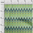 thumbnail image 1 of oneOone Cotton Poplin Fabric Chevron Ikat Printed Craft Fabric BTY 42 Inch Wide, 1 of 4