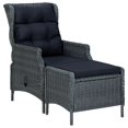 thumbnail image 2 of vidaXL 7 Piece Garden Dining Set Grey, 2 of 5