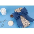 thumbnail image 2 of Joycrosso Burlap Wired Edge Ribbon 3 inch x 10 Yards, Navy, Ideal for Crafting, Gift Wrapping, Wreath, Christmas Tree, and Rustic Wedding Decorations, 2 of 4