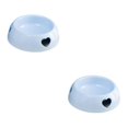 thumbnail image 2 of Dalazy Wear-resistant And Durable Plastic Dog Bowl For Long-lasting Bite Resistant light blue small size 2Set, 2 of 6