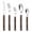 Coffee, variant on Tumotour Stainless Steel Studded Clip Handle Western Knife Fork And Spoon Cutlery Set French Steak Knife Fork Dessert Spoon And Fork 5 Piece Set