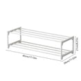 thumbnail image 4 of Sentmoon Shoes Rack Shoe Rack Organizer Shoe Rack Shoe Rack Storage Organizer with 2 Tiers Metal Shelves for Bedroom Closets Entry Dorm Room, 4 of 7