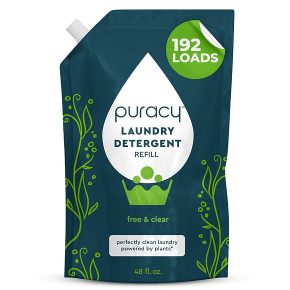 Puracy Laundry Detergent - Liquid Detergent Concentrate, Stain Fighting Enzymes, Natural Laundry Detergent Seen on TikTok, Non-Toxic, Hypoa