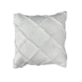 thumbnail image 1 of Cotton Slub Yarn Cushion (Diamond) (Ivory) - Set of 2, 1 of 2