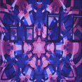 thumbnail image 1 of Ahgly Company Tapis d'Intérieur Lavable en Machine Carré Transitionnel Violet Vif, 8 Pieds Carré, 1 of 7