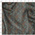 thumbnail image 4 of Soimoi Polyester Crepe Fabric Floral & Paisley Print Fabric by The Yard 42 Inch Wide, 4 of 5