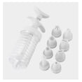 thumbnail image 4 of Yhmxh Cookie Disc, Cookie Press, Classic Cookie Maker, Making Set With 8 Cake Tips And For DIY Cake Cookie Maker Decorating, 4 of 6