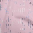 thumbnail image 1 of oneOone Cotton Poplin Light Pink Fabric Geometric Craft Projects Decor Fabric Printed By The Yard 56 Inch Wide, 1 of 5