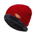 thumbnail image 1 of Foreign Trade Labeling Knitted Cap Velvet Wool Cap Winter Outdoor Ski Cap, 1 of 9