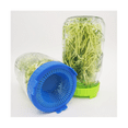 thumbnail image 1 of 6PCS Sprouting Kit Sprout Jars Lids Mesh Lids for Wide Mouth Jars Indoor Microgreens Plants Growing Screen,A, 1 of 7