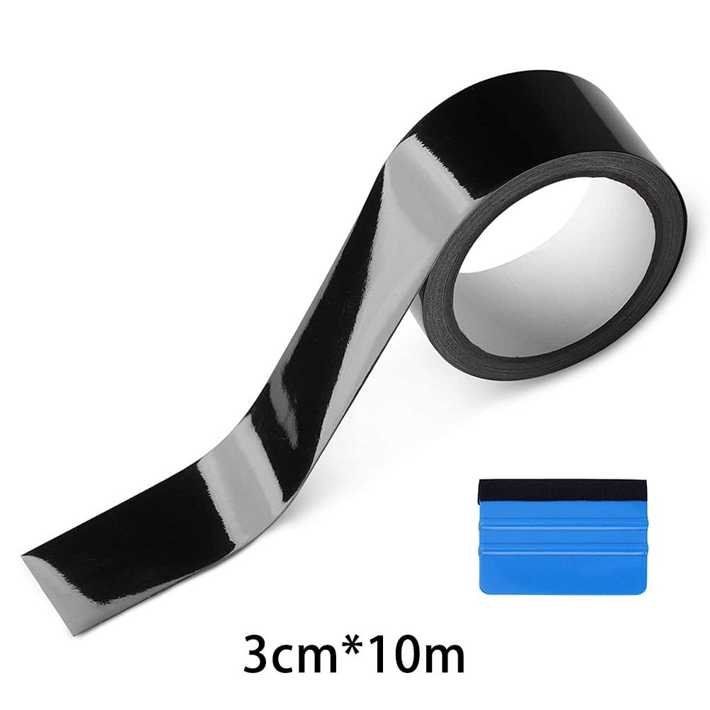 Bgsha Car Film High Gloss Vinyl Wrap Kit For Black Out Chrome Delete for Window Trim