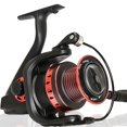 thumbnail image 2 of Fishing Reel Metal Strong Drag Spinning Reel Carp Fishing Makaralar Reels Trolling ,Rigid Aluminum Skeletal Frame, 2 of 7