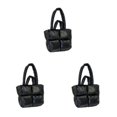 thumbnail image 3 of Baohd Larger Capacity Tote Bag With Big Opening For Easy Access Books Crossbody Bag black 3Set, 3 of 6