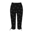 thumbnail image 5 of FNFYFH Liquidation Capris de Yoga pour Femmes Frais Toute la Journée,Noir, 5 of 5