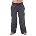 thumbnail image 3 of Pro Club Men's Heavyweight Fleece Cargo Pants, X-Large, Charcoal, 3 of 10