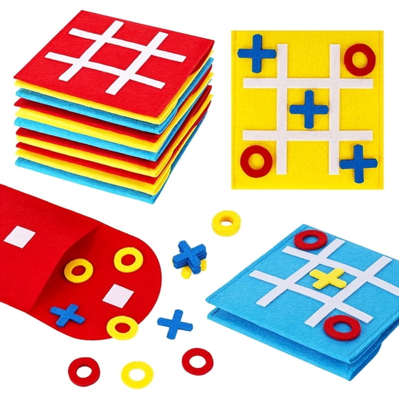 12pcs Family Party Games, Tic Tac Toe Board Game - Party Favors For Birthday Christmas Family Night