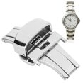 thumbnail image 2 of Boucle de Montre Boucle, Boucle Fermoir Bracelet Acier Inoxydable Fermoir Bracelet en Acier Inoxydable, pour Montre Femmes Remplacement Accessoire Hommes 18MM, 2 of 8