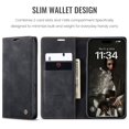 thumbnail image 3 of CaseMe Leather for iPhone 17 Case, Flip Wallet Leather Case with Card Holder Magnetic Closure Shockproof Kickstand Protective Phone Cases Cover for iPhone 17,Black,For iPhone 17, 3 of 12