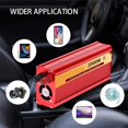 thumbnail image 3 of 1600W,Power Inverter,DC 12V/24V to AC,Car Inverter With Dual USB Car Adapter ,Easy to Use, 3 of 7
