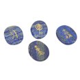 thumbnail image 3 of 4Pcs Reiki Symbols Stones, Smoother Surfaces Engraved Meditation Ornament Gift For Home Decoration, 3 of 8