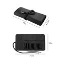 thumbnail image 5 of Makeup Brush Pouch Rolling 15-Capacity Makeup Brush Case Cosmetic Brush Bag, 5 of 5