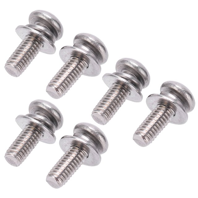 Screws Bolts Nuts, Convenient 12mm Tapping Cross Pan Head Screws with Stainless Washers for Furniture
