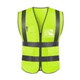 thumbnail image 2 of Women Men Night Work Reflective Vest Construction Traffic Breathable ;;; ;;; ;;; Mesh Workwear A Type, 2 of 8