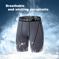 thumbnail image 2 of Men‘s Compression Shorts Lightweight Quick Dry Polyester Moisture Wicking Gym Active Shorts for Hiking, 2 of 10