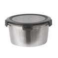 thumbnail image 2 of Fridja Bol à Mélanger en Acier Inoxydable de Vente Rangement Alimentaire pour Réfrigérateurs Domestiques et Cuisines Boîte de Conservation Non Fraîche Circulaire avec Couvercle Réutilisable, 2 of 2