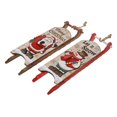 thumbnail image 4 of Let It Snow Wooden Snowman Sleigh Hanger, 4 of 4