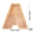 thumbnail image 3 of Danhjin Personalized Wooden Name Money Box Wooden Deposit Box Twenty Six English Letters Room Decor, 3 of 5